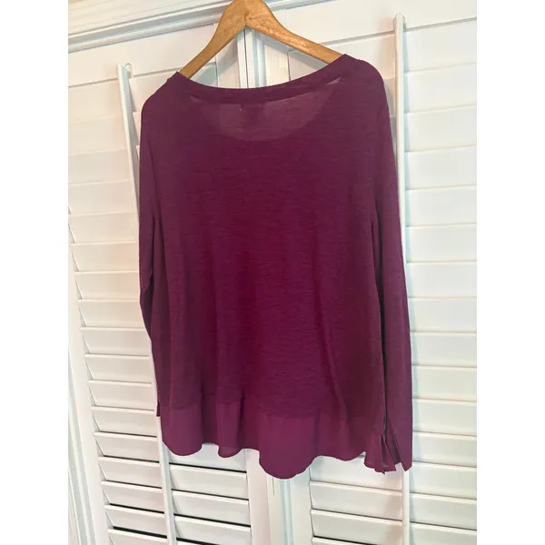 Old Navy‎ Burgundy Top Size XL - Image 2