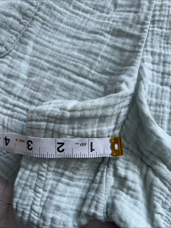 Gap gauze, cotton pull on elastic waist casual beach shorts L - Image 9