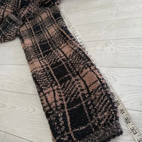 Skims Cozy Knit Plaid Jumpsuit Romper - Image 11