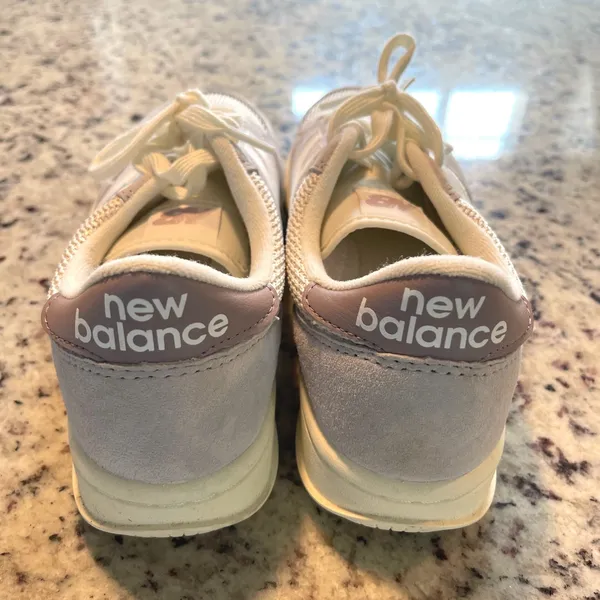 New Balance CT500GC Sneaker Women's 8 Lavender Cream Retro Court Suede Low Top - Image 4