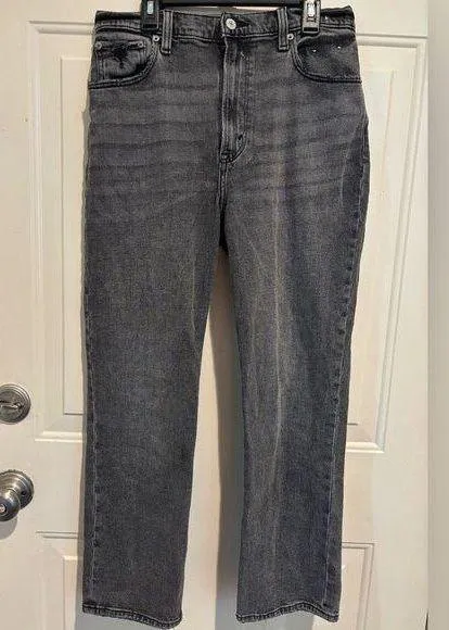 Abercrombie & Fitch The Ankle Straight Ultra High Ride size 28 (6R) - Image 2