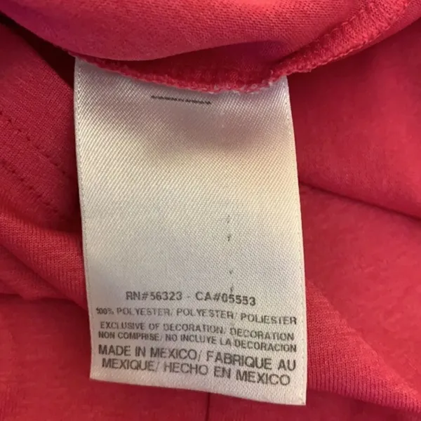 Nike Dri-Fit Pink Short Sleeve Shirt Size Medium - Image 4