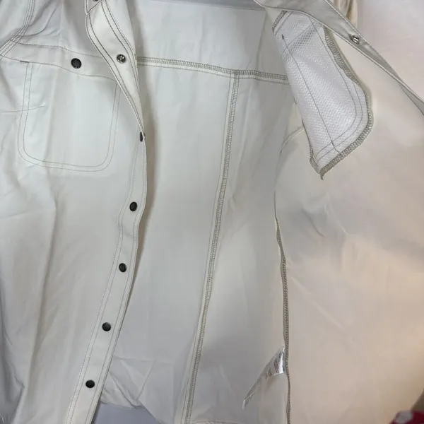 Dickies Women’s Cooling Utility Shirt Temp-iQ Long Sleeve Small Beige Snap NWT - Image 15