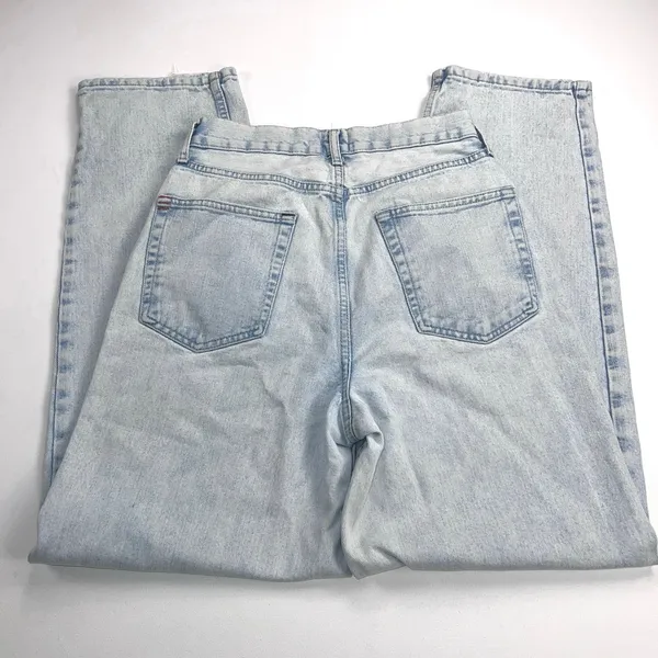 BDG Urban Outfitters High Rise Baggy Jeans Light Wash Wide Leg Denim Size 28 - Image 4