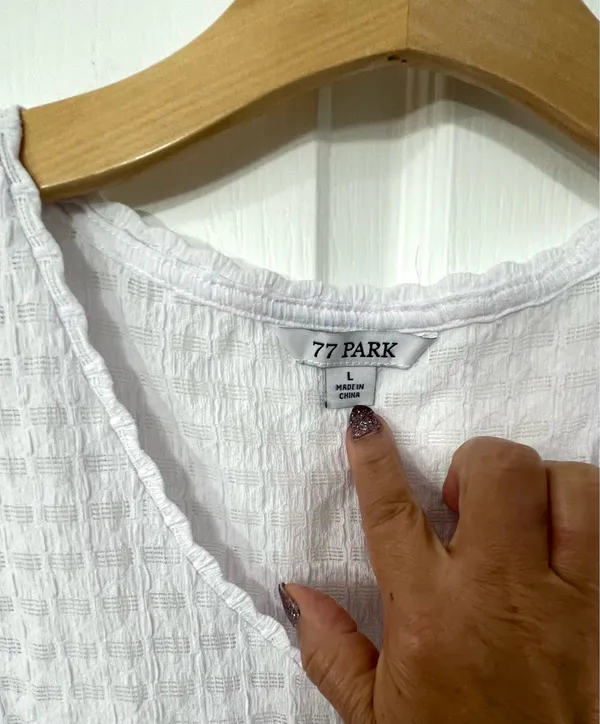 White Textured Tie - Image 5