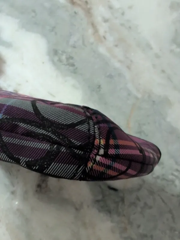 NWOT Coach Poppy Tartan Plaid Logo Cosmetic Bag | Coach Catch All Bag - Image 8