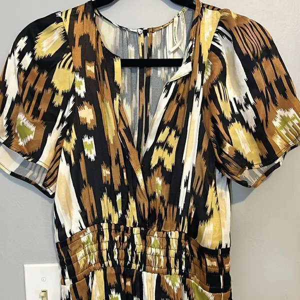 🆕 Anthropologie Somerset Flowy Shorts Romper‎ size XS BIN K - Image 3