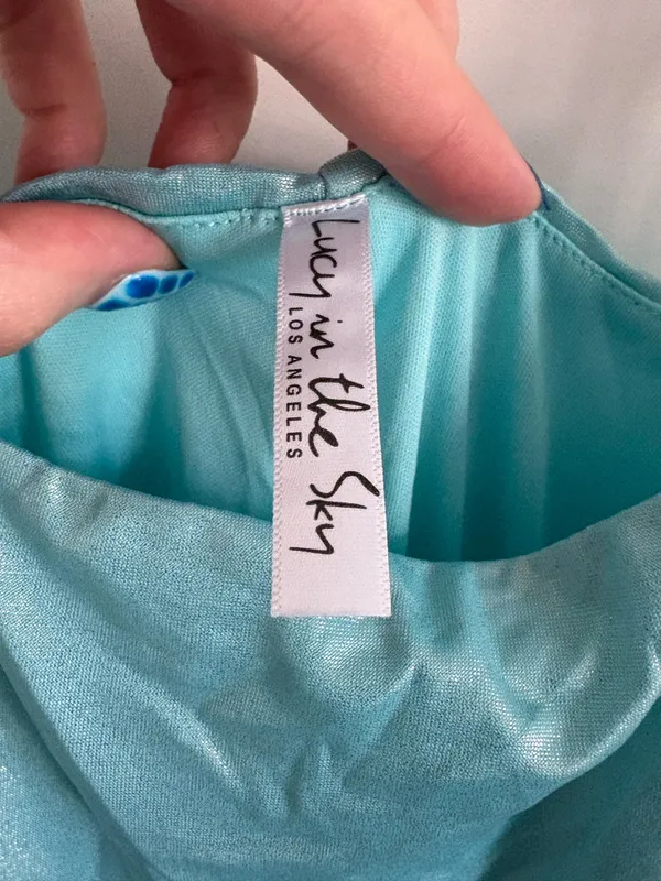 Lucy in the Sky Blue Mini Dress - Image 2