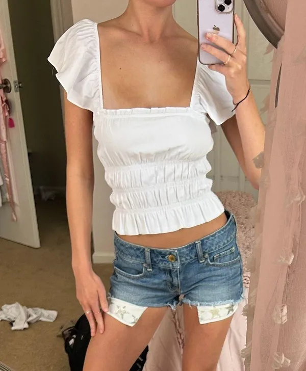 Abercrombie White Top - Image 2