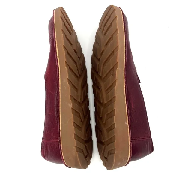 LL Bean Loafers Womens Shoes Sz 6 Burgundy Preppy Coastal Academia Chunky Norm - Image 7