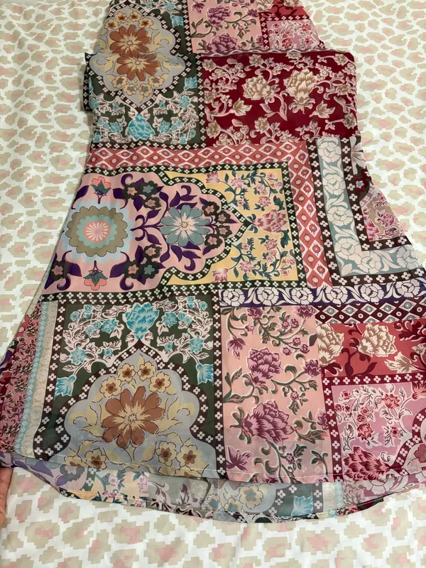 Boohoo Patchwork Paisley Print Maxi Skirt – US 4 – NWT - Image 5