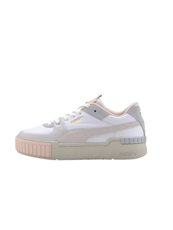Puma Cali Sport Mix Platform Sneakers Gray Size 8.5 Spring Beach Neutral Coastal - Image 2
