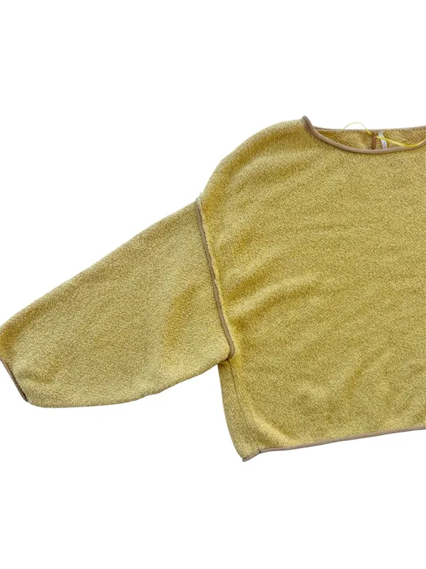 Free People Bardot Yellow Sweater Size Small - Image 3