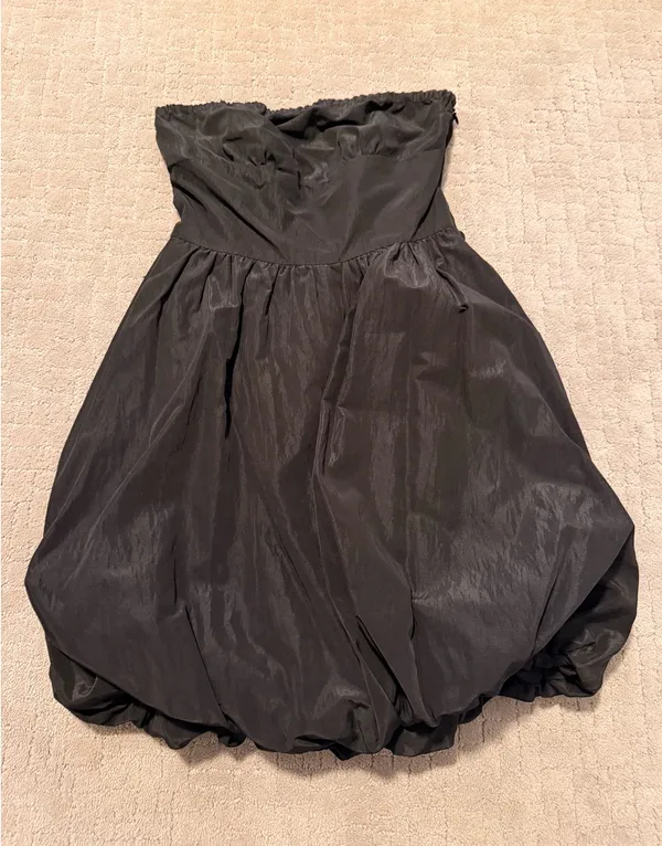 Commence black bubble mini dress - Image 3