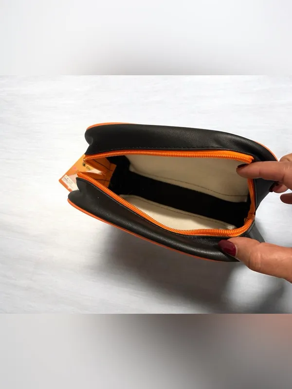 Haikyuu!! Character Cosmetic Pouch in Black & Orange - Image 5