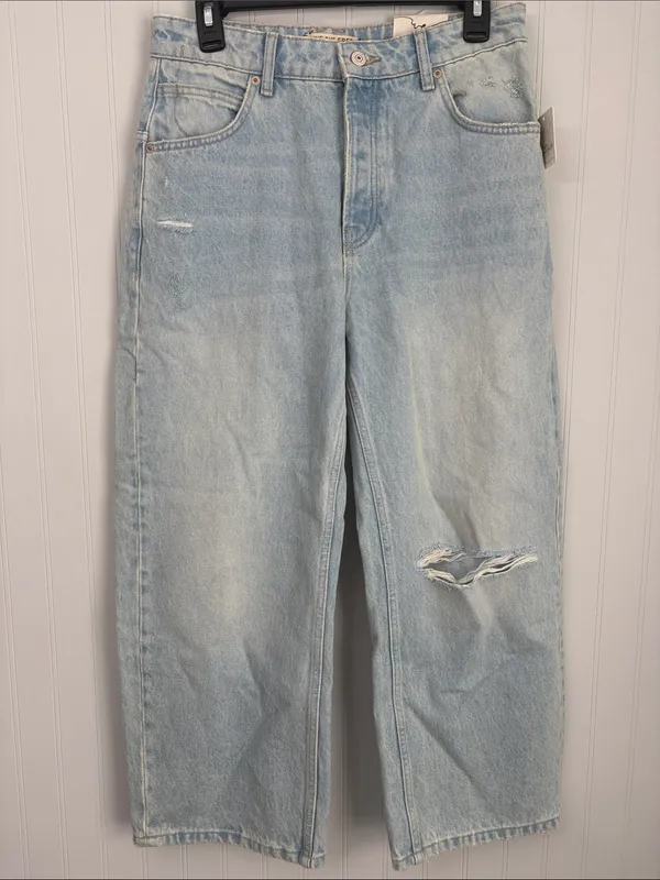 We The Free Deep Trance Boyfriend Ankle Jeans Women Size 27 NWT - Image 3