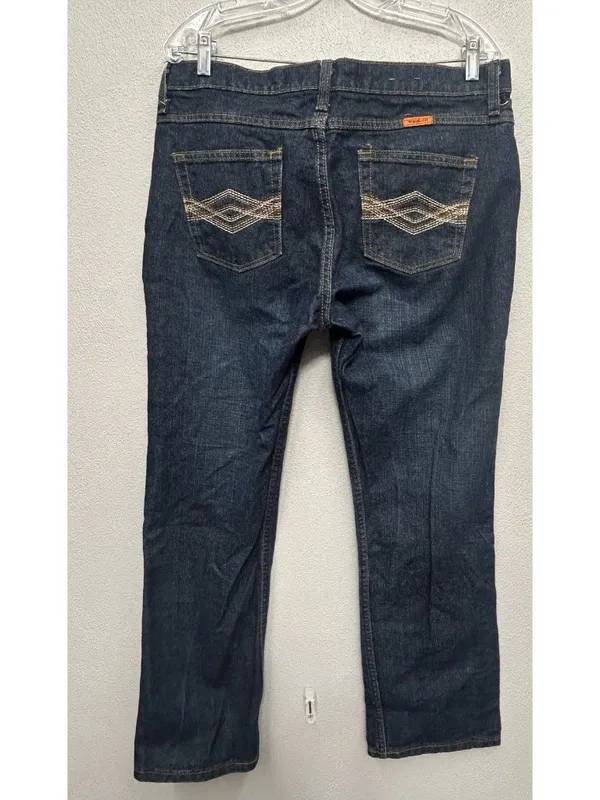 Wrangler FR Fire Resistant Womens Jeans CAT2 13x32 Work Embroidered 10FRW10CH - Image 2