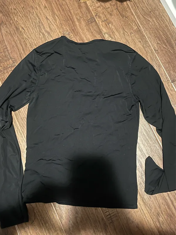 ZARA Long Sleeve Black Top - Image 4