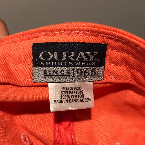 Red Rocks Colorado Ouray Sportswear Coral Hat - Image 2