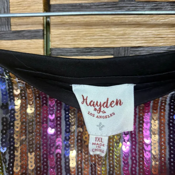 Hayden‎ Sequin Mini Skirt Size 1X - Image 4