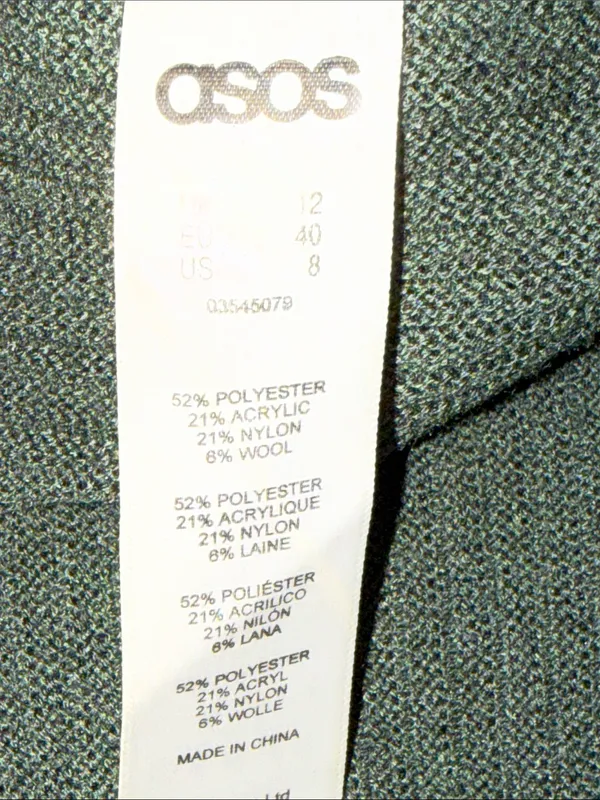 ASOS Green Turtleneck Knit Sweater Midi Dress 8 - Image 12