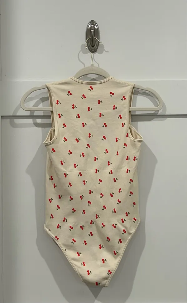 OQQ Ribbed Square Neck Bodysuit Multiple Size M - Image 3