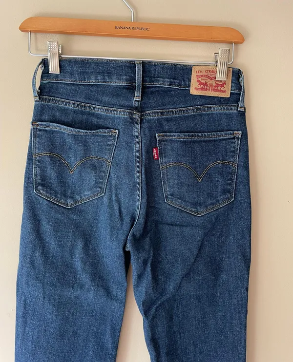 Levi's high rise straight jeans - Image 3