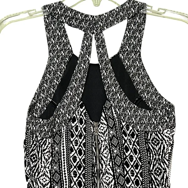 American Eagle Dress Women's 00 Black Halter Fit & Flare Sundress Pockets Summer - Image 10