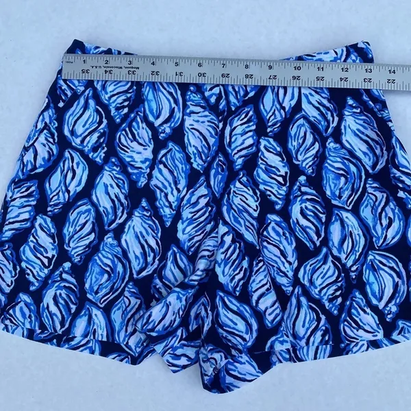 Lilly Pulitzer Navy Seashell Kailen Short Shorts With‎ Pockets - Image 10