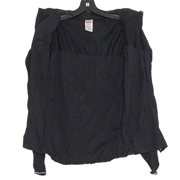 Gymshark Womens Jacket Speed Windbreaker Vented Packable Hood Black Size XS FK - Image 2