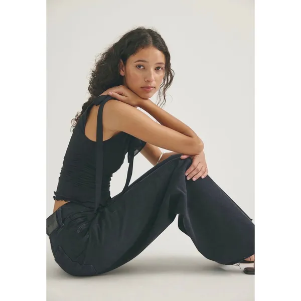 NEW Free People We The Free Doppelganger Alter Ego Wide-Leg Twisted Jeans 26 - Image 3