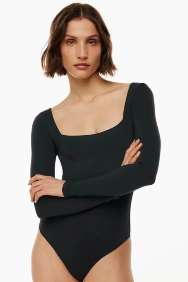 Contour Squareneck Longsleeve Bodysuit - Image 2