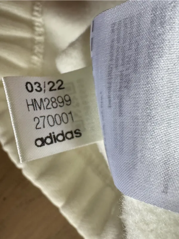 Adidas Cropped Half-Zip Sweatshirt cream size XL NWT - Image 8