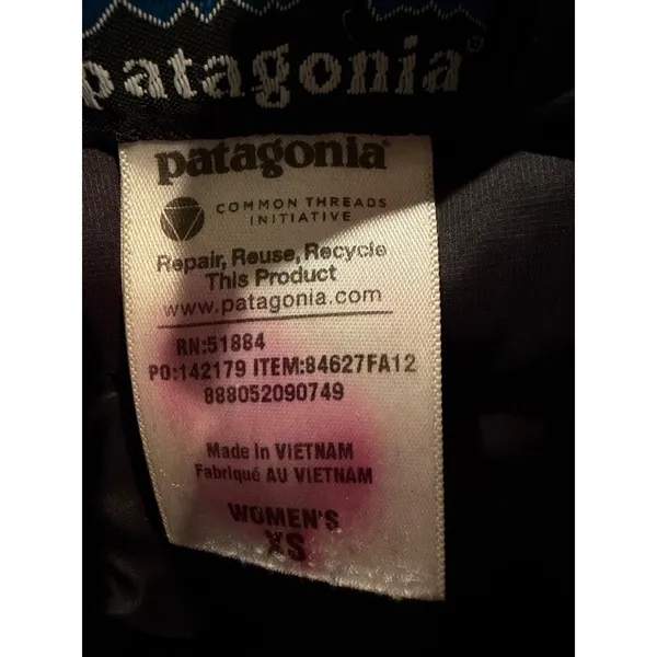 Patagonia Down Sweater Vest Womens XS Black Puffer Lightweight 84627FA12 - Image 4
