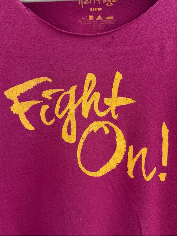 USC Trojans Football Off The Shoulder Tee - Image 5