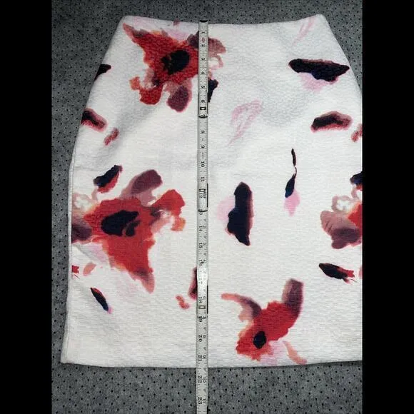 Women's Philosophy Beautiful‎ Abstract Floral Business Career Pencil Skirt Sz 2 - Image 4