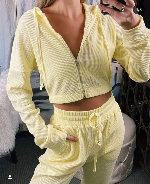 Lounge Set Yellow Size M - Image 3