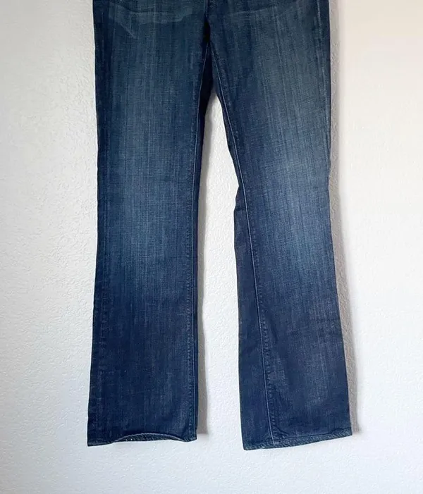 𝅺7 FOR ALL MANKIND Mid Rise Bootcut Dark Wash 28 - Image 3