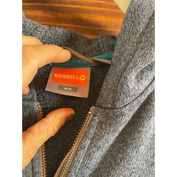 Merrell Delilah hooded fleece sweater jacket M - Image 5