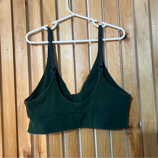 Pact Organic Everyday Classic T-Shirt Bra Green Size XS - Image 3
