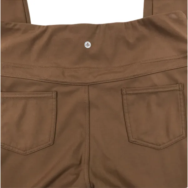 HALARA Day Stretch High Waist Flare Yoga Pant Sz XL Brown Athletic Travel Casual - Image 7