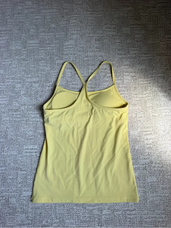 Aerie Lemon Yellow Slim Spaghetti Strap Camisole - Image 3