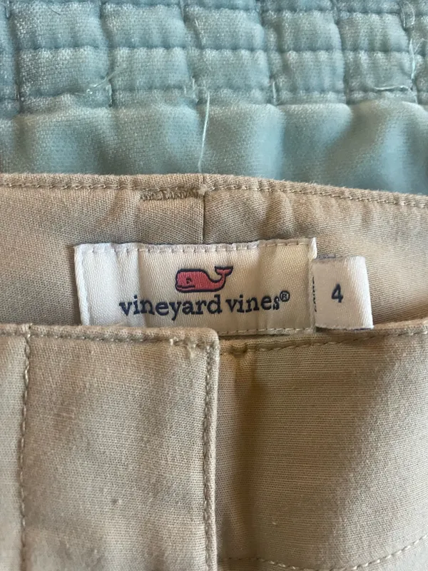 Vineyard Vines Khaki Soft Skinny Straight Pants 4 - Image 2