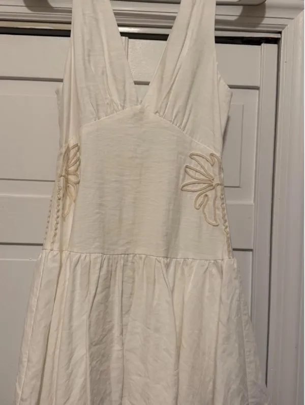 Mon Renn white mini dress Size XS - Image 4