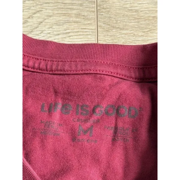 EUC Life Is Good Grinch with heart crusher tee long sleeve classic fit size M - Image 2
