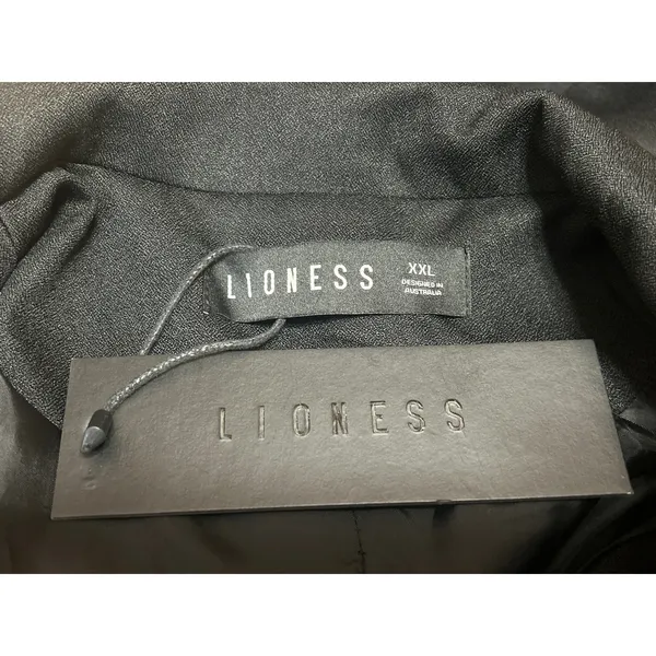 NEW Lioness Women' Black Long Sleeve Double Breasted Blazer Suit Jacket Size XXL - Image 5