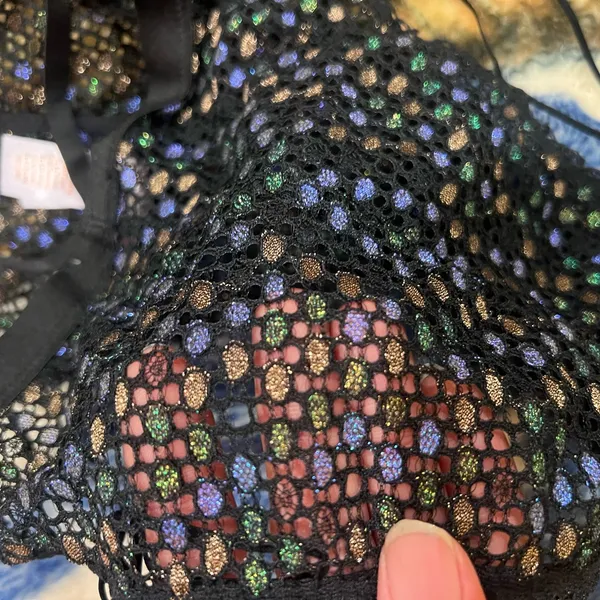 Savage X Fenty Black Bejeweled Bodysuit - Image 4
