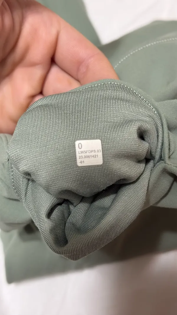 Sage Green Lululemon mini flare Leggings - Image 3
