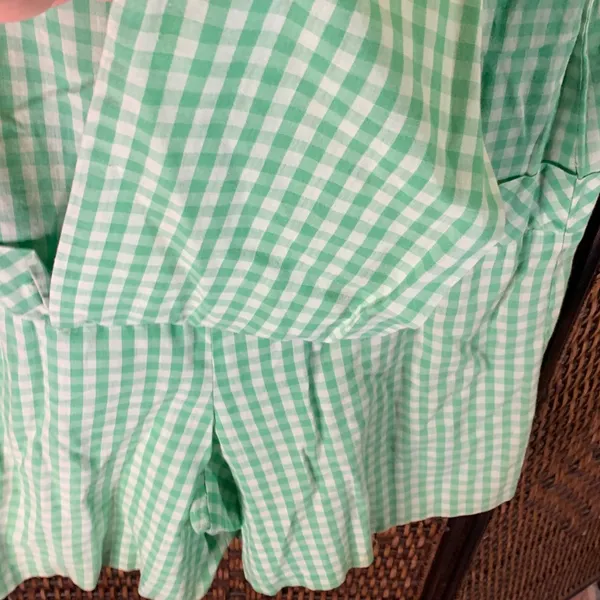 Vintage 1950’s/60’s Green Sleeveless Romper Size S - Image 5