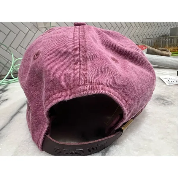 Chi Omega Ball Cap Hat Adjustable Baseball Adams Pink - Image 5